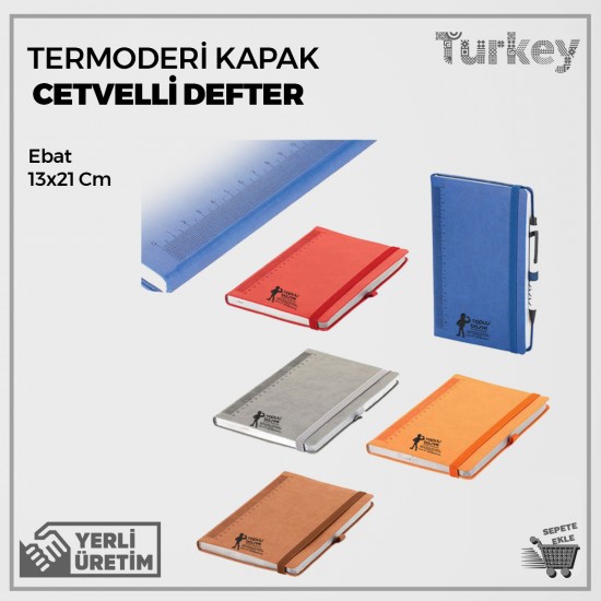 Termoderi Kapak Cetvelli Defter